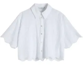 biala-klasyczna-luzna-krotka-koszula-wzor-haft-kwiaty-krotki-rekaw