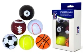 pga-tour-fun-sport-golf-balls-set-of-6-unisex-multicolor