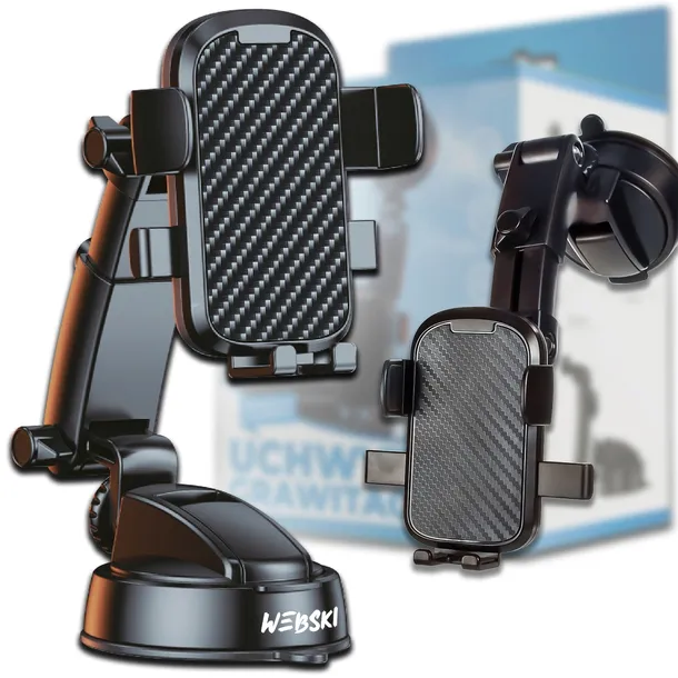 uchwyt-holder-do-samochodu-auta-na-telefon-szybe-kokpit-zaciskowy-automat-waga-z-opakowaniem-0-16-kg-rodzaj-na-kokpit