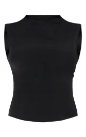 prettylittlething-top-damski-czarny-klasyczny-rozmiar-36