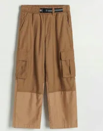 bawelniane-dlugie-spodnie-brazowe-prosta-nogawka-kieszenie