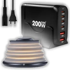 stacja-200w-gan-2xusb-4xusb-c-quickcharge-webski-z-ladowarka-indukcyjna-rgb