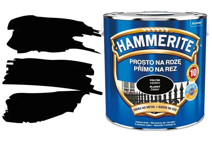 farba-prosto-na-rdze-polysk-czarny-25l-hammerite-waga-z-opakowaniem-2-5-kg