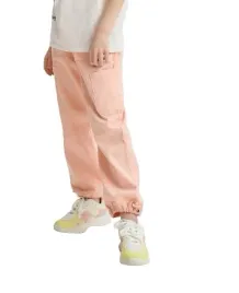 rozowe-klasyczne-bawelniane-dlugie-spodnie-jeansowe-joggery-lancuszek-164