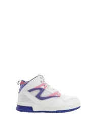 biale-sneakersy-wysokie-swiecace-elementy-zaokraglony-nosek-30