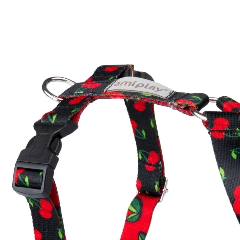 amiplay-szelki-regulowane-guard-behappy-l-cherry-waga-z-opakowaniem-0-25-kg