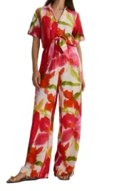 kolorowy-luzny-dlugi-kombinezon-w-kwiaty-krotki-rekaw-zwiewny