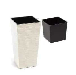 doniczka-tworzywo-sztuczne-bezowy-czarny-lamela-25-cm-x-25-x-465-cm