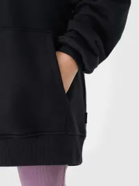 4f-bluza-bawelniana-dla-dziewczynki-z-kapturem-4fjwaw24tswsf1218-czarna