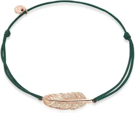 zielona-bransoletka-pioro-srebro-925-pozlacana-rozowym-zlotem-prezent-boho