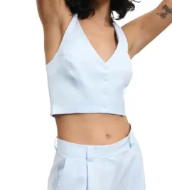 niebieska-top-kamizelka-halter-neck-guziki-gleboki-dekolt-klasyczny-m