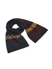 wielokolorowy-dzianinowy-wzorzysty-szalik-klasyczny-prosty