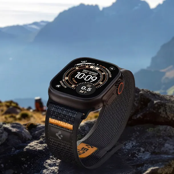 pasek-spigen-do-apple-255mm-pomaranczowy-material-tworzywo-sztuczne