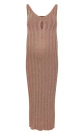 prettylittlething-sukienka-ciazowa-midi-na-ramiaczkach-bezowy-rozmiar-38