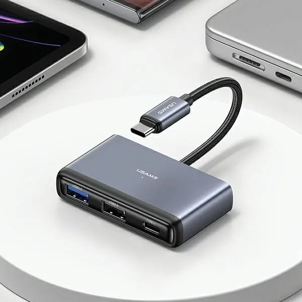 adapter-hub-4w1-2xusb-2-0-usb-3-0-usb-c-usams-certyfikat-ce