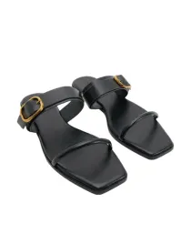 czarne-skorzane-klapki-z-ozdobna-klamra-kwadratowy-nosek-42