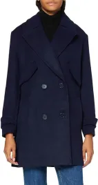 plaszcz-damski-find-guziki-do-bioder-granatowy-m