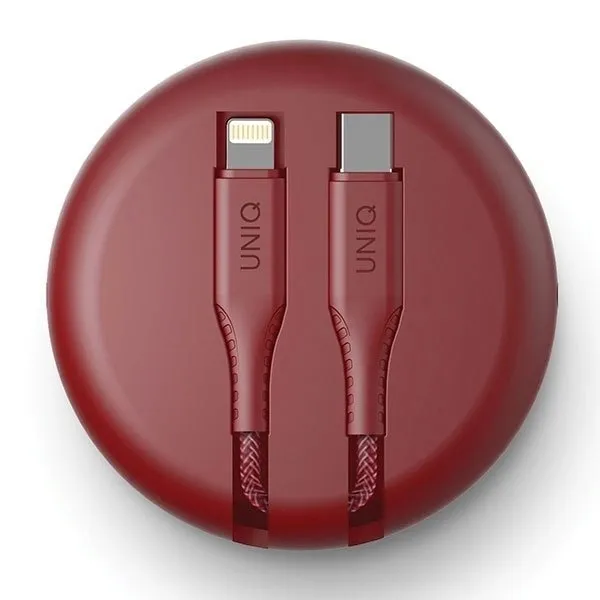kabel-uniq-usb-typ-c-apple-lightning-12-m-czerwony-kolor-czerwony