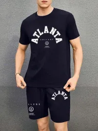 komplet-granatowy-klasyczna-koszulak-t-shirt-z-nadrukiem-spodenki-shein-xxl