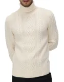 reserved-sweter-bialy-golf-rozmiar-xl