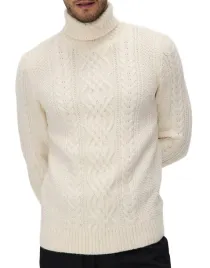 reserved-sweter-bialy-golf-rozmiar-xl