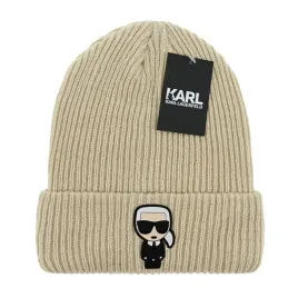 czapka-zimowa-beanie-karl-lagerfeld-czarny-bezowa
