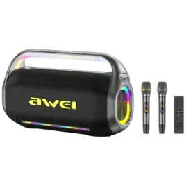 glosnik-bezprzewodowy-awei-kt20-400w-bluetooth-5-3-z-zestawem-karaoke
