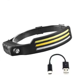 mocna-latarka-czolowa-3paski-led-cob-czujnik-ruchu