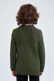 defacto-sweterek-dzieciecy-zielony-bawelna-rozmiar-122