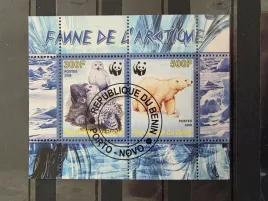 znaczki-zwierzeta-polarne-benin-kasowany-zn28
