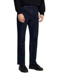 granatowe-klasyczne-bawelniane-spodnie-jeansowe-kieszenie