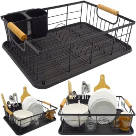suszarka-do-naczyn-na-talerze-sztucce-stojaca-ociekacz-z-tacka-czarna
