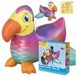 dmuchany-materac-do-plywania-dla-dzieci-tukan-ptak-uchwyty-bestway-41504