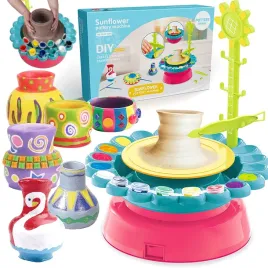 kolo-garncarskie-dla-dzieci-zestaw-z-glina-x12-farb-fartuszek-na-usb