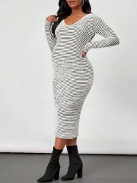 biala-dopasowana-sukienka-ciazowa-midi-wzor-paski-dlugi-rekaw-shein-36