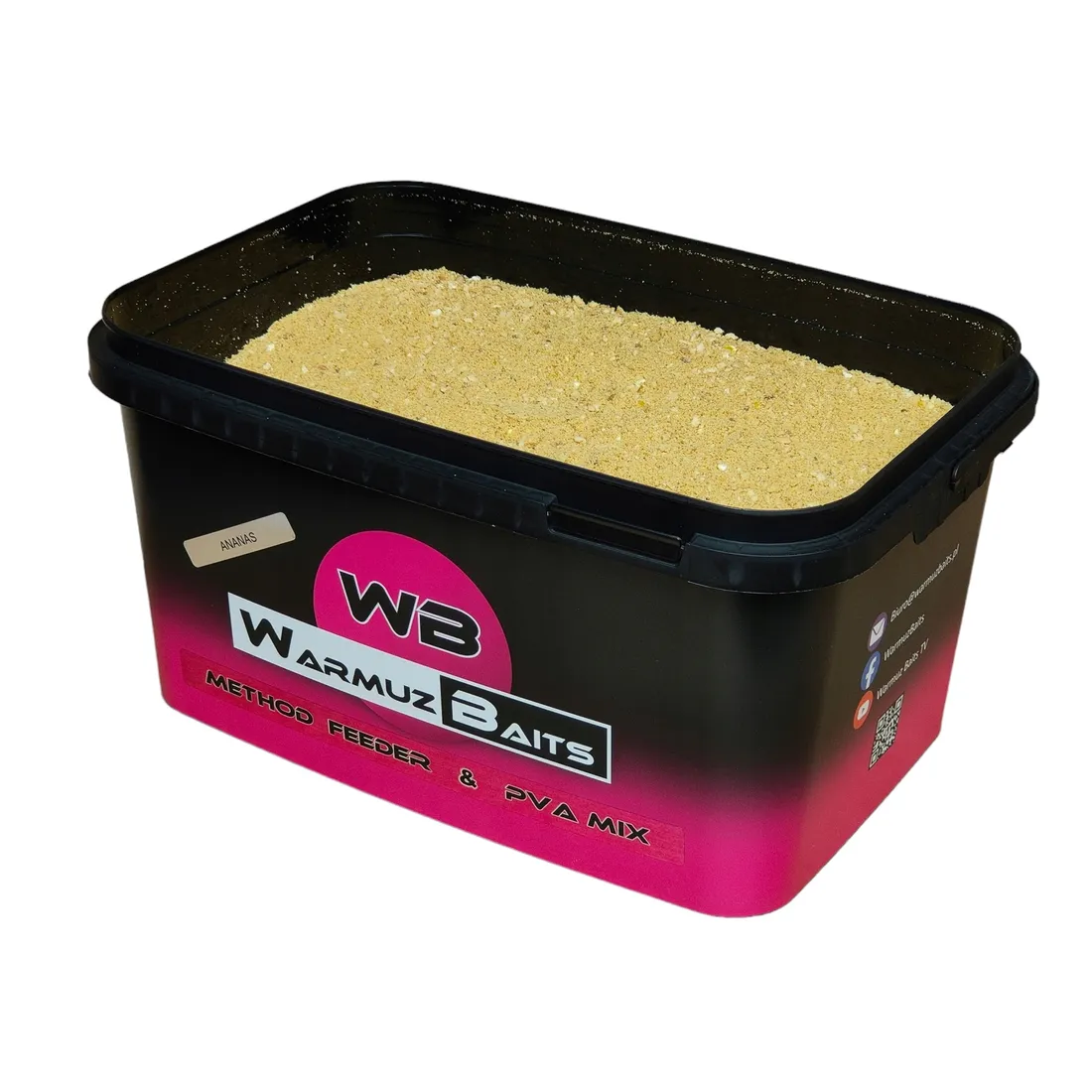 ananas-method-feeder-and-pva-mix-3kg-warmuz-baits-marka-warmuz-baits