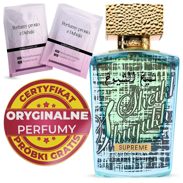 PERFUMY Arabskie Damskie LATTAFA SHEIKH SHUYUKH SUPREME Oryginał + PRÓBKI