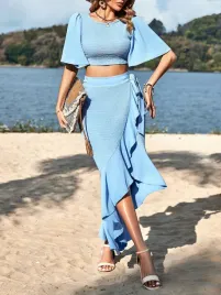 niebieski-komplet-krotki-top-kopertowa-spodnica-falbany-tekstura-shein-36