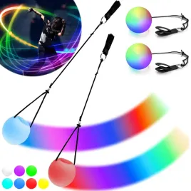 wielobarwny-swiecaca-kula-poi-pilka-led-2szt-regulowana-dlugosc