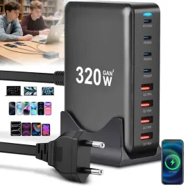 ladowarka-sieciowa-320w-szybka-usb-typ-c-usb-c-4xpd-4xqc-8w1-wielofunkcyjny