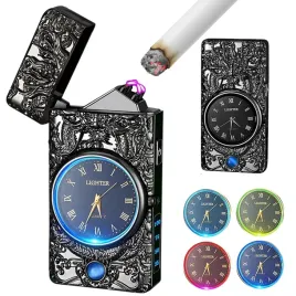 zapalniczka-elektryczna-z-latarka-i-zegarem-ladowanie-usb