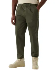 oliwkowe-gladkie-bawelniane-spodnie-dluga-zwezana-nogawka-kieszenie-30