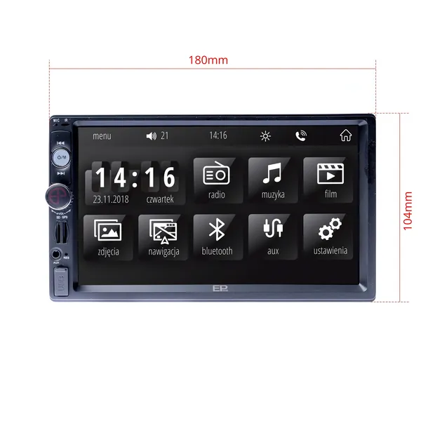 radio-samochodowe-7-cali-2din-gps-bt-usb-pilot-funkcje-ekran-dotykowy