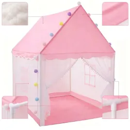 zabawkowy-namiot-dla-dzieci-zamek-z-bajki-kreatywne-prezenty-girlanda-led