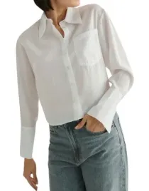 koszula-biala-klasyczna-luzna-na-guziki-z-dlugim-rekawem-gladka