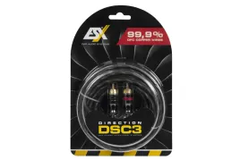 esx-dsc3-przewod-sygnalowy-rca-3m-ofc-podwojnie-ekranowany