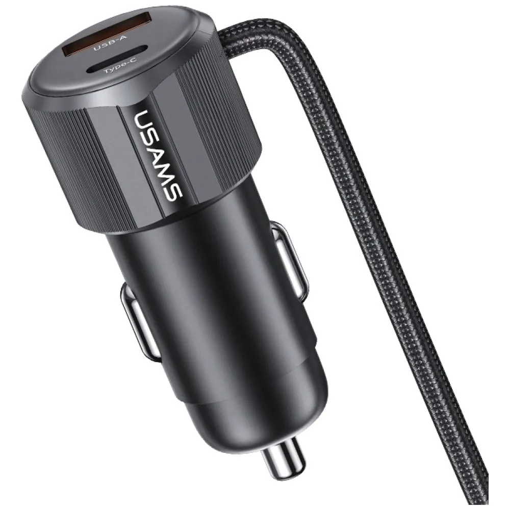 ladowarka-samochodowa-usb-typ-c-usams-3000-ma