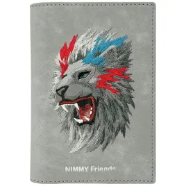 etui-na-paszport-nimmy-portfel-raptor-lion-szary