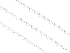 srebrny-lancuszek-serduszka-serca-ozdobny