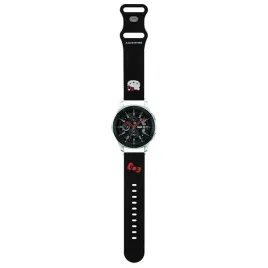 pasek-uniwersalny-hello-kitty-hkuwlschblk-silicone-kitty-head-czarny-22mm